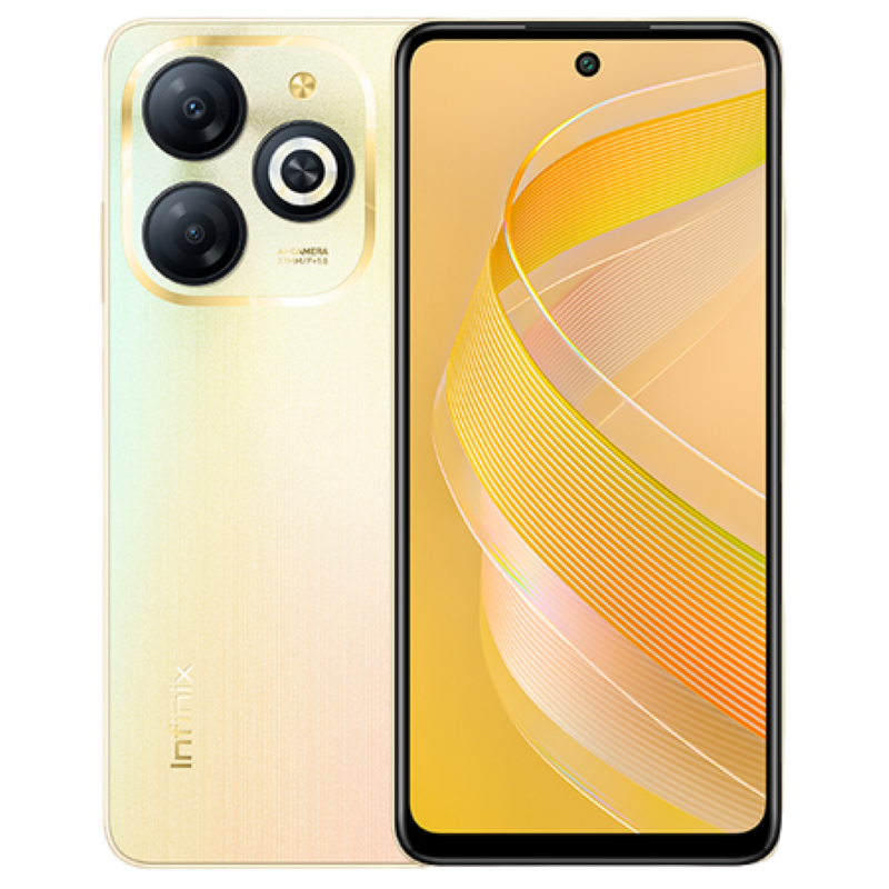 Infinix-Smart-8-Shiny-Gold