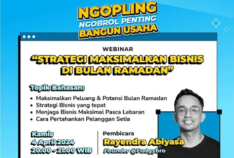 NGOPLING JULO: Strategi Maksimalkan Bisnis di Bulan Ramadhan