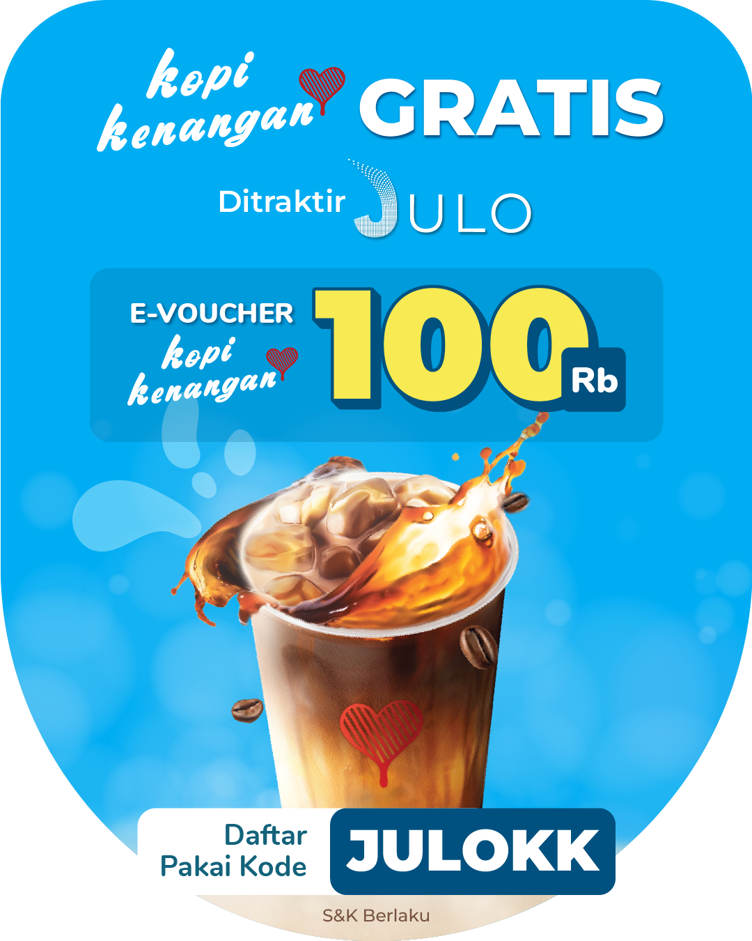 JULOKK Pop Up Banner Website